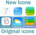 iOS 7 icon difference